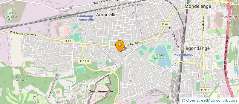 localisation de l'entreprise SCENES & CULTURES  AMNEVILLE