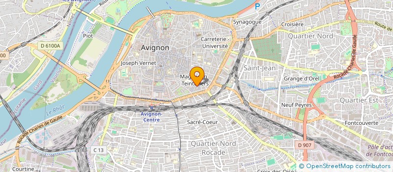 localisation de l'entreprise SCENES D'AVIGNON  AVIGNON