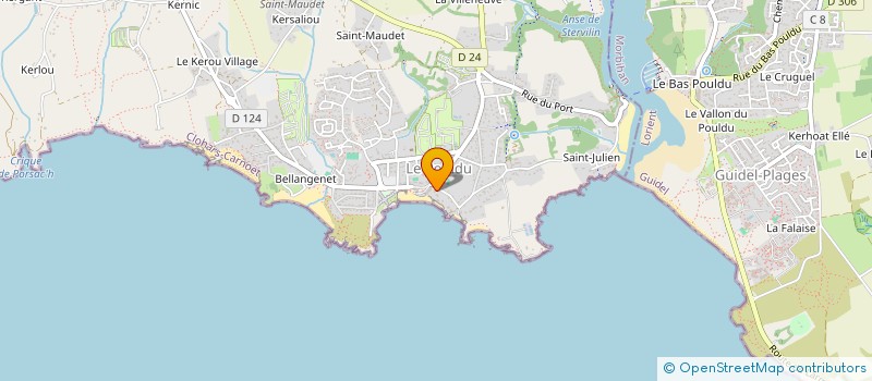 localisation de l'entreprise SCENES D'ENFANTS  CLOHARS-CARNOET