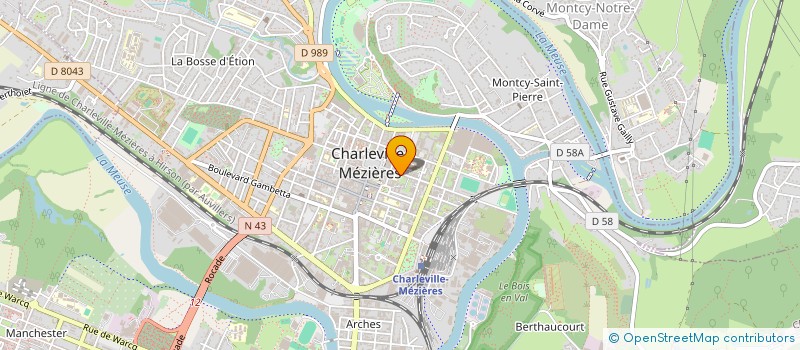 localisation de l'entreprise SCENES D INTERIEUR  CHARLEVILLE-MEZIERES