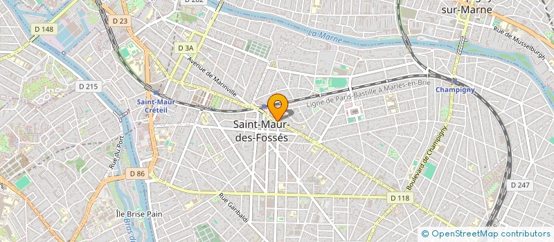 localisation de l'entreprise SCENES D'INTERIEUR à SAINT-MAUR-DES-FOSSES