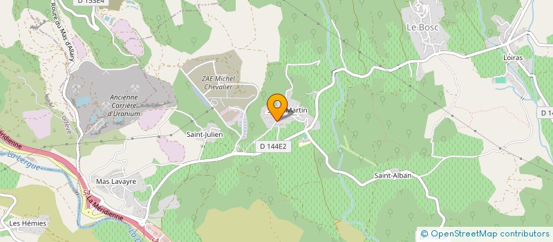 localisation de l'entreprise SCENES DES 3 TOURS  FOZIERES