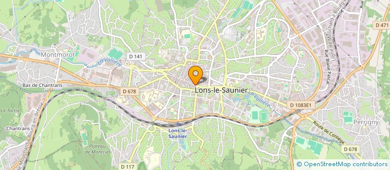localisation de l'entreprise SCENES DU JURA à LONS-LE-SAUNIER