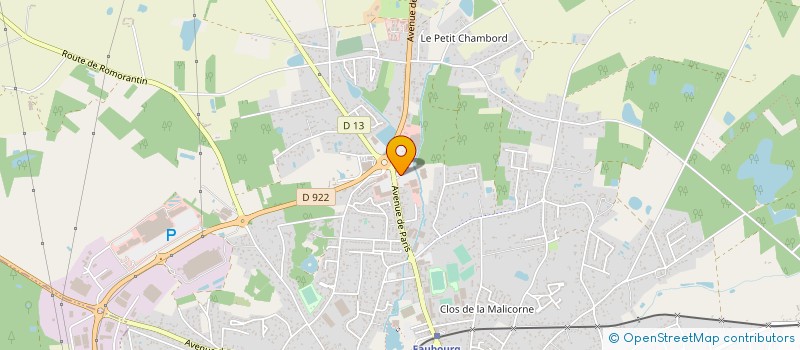 localisation de l'entreprise SCENES PLURIELLES à ROMORANTIN-LANTHENAY