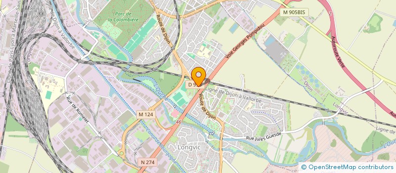 localisation de l'entreprise SCENES PLUS à LONGVIC