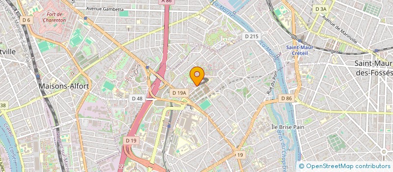 localisation de l'entreprise SCENIC EQUIPMENT AUDIOVISUAL & LIGHTING (SEAL)  CRETEIL