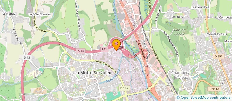 localisation de l'entreprise SCENIC PARTICIPATIONS  LA MOTTE-SERVOLEX