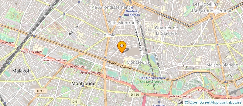 localisation de l'entreprise SCENILUX à PARIS
