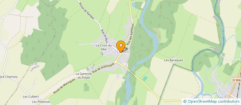 localisation de l'entreprise SCENITECH AUDIOVISUEL  LIMONS