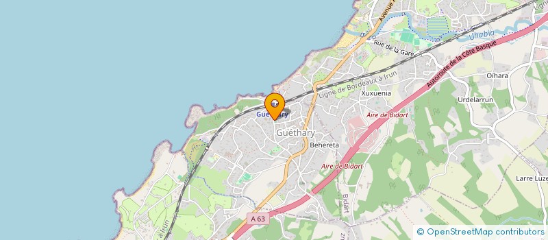 localisation de l'entreprise SCENITZA  GUETHARY