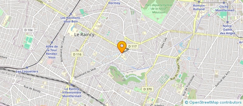 localisation de l'entreprise SCENOCONCEPT  LE RAINCY