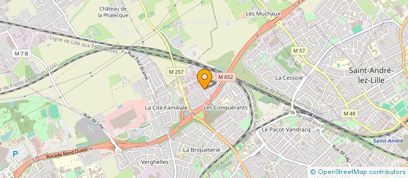 localisation de l'entreprise SCENOMANIAX à LAMBERSART