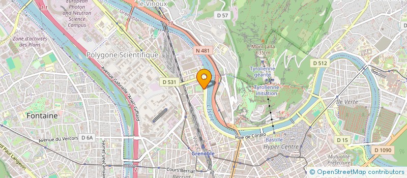 localisation de l'entreprise SCENOMATIC à GRENOBLE