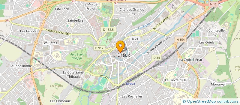 localisation de l'entreprise SCENOSPHERE à DREUX