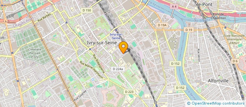 localisation de l'entreprise SCENTIV BLOSSOM à IVRY-SUR-SEINE