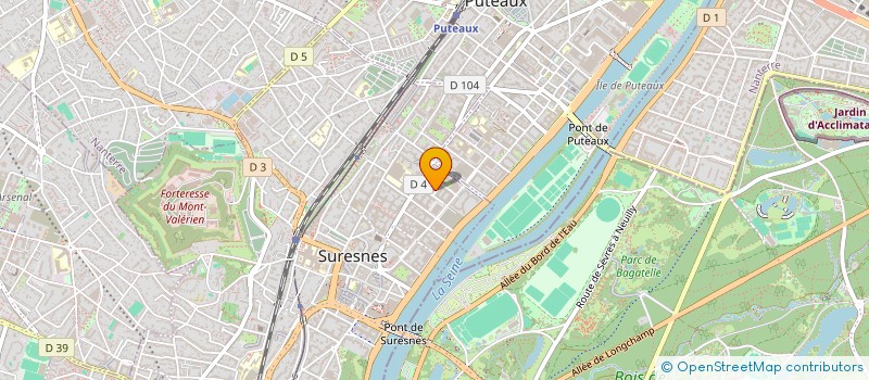 localisation de l'entreprise SCENTREE à SURESNES