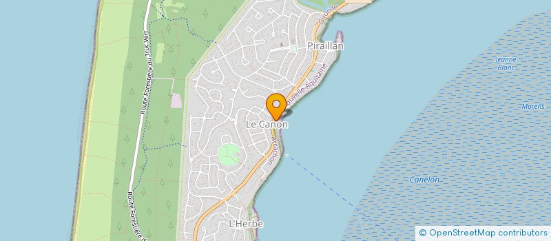 localisation de l'entreprise SCEO ANSELME  LEGE-CAP-FERRET