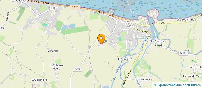 localisation de l'entreprise SCEO CAP'GIGAS à LE VIVIER-SUR-MER