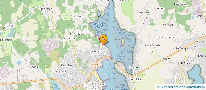 localisation de l'entreprise SCEO DE KERMANCY à LA TRINITE-SUR-MER