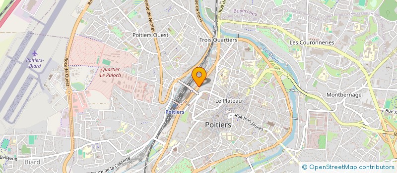 localisation de l'entreprise SCEODE à POITIERS
