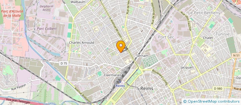 localisation de l'entreprise SCEP à REIMS