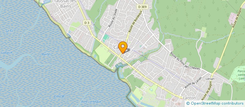 localisation de l'entreprise SCEP  LANTON