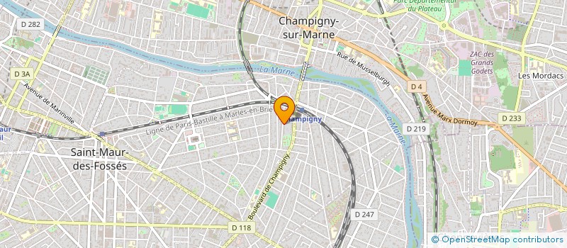 localisation de l'entreprise SCEP à SAINT-MAUR-DES-FOSSES