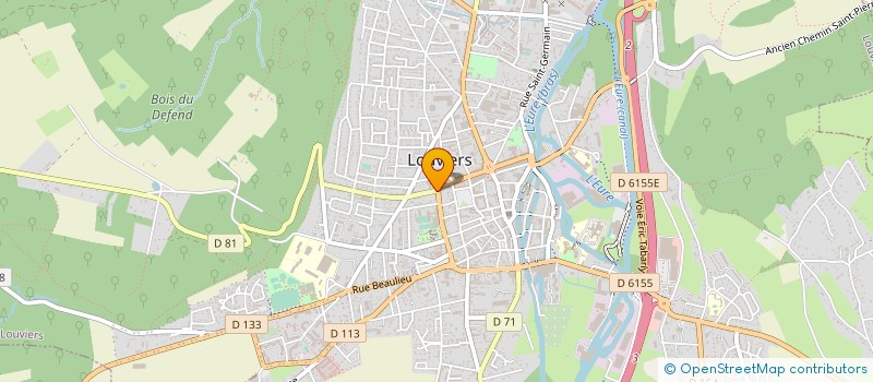 localisation de l'entreprise SCEP AUDINOS SAINT MARTIN  LOUVIERS