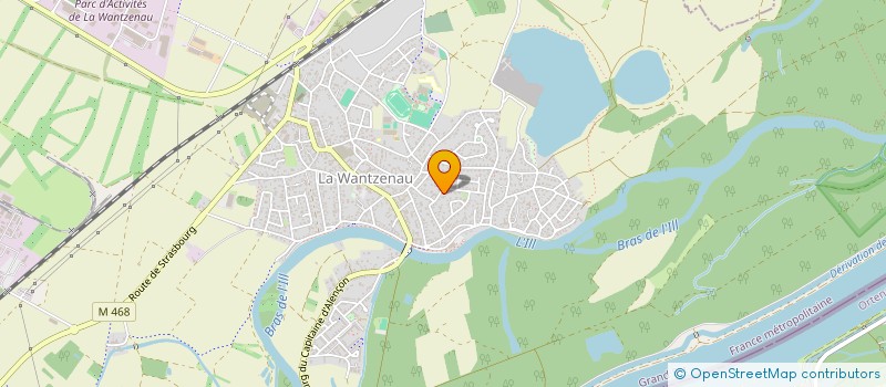 localisation de l'entreprise SCEP SARL  LA WANTZENAU