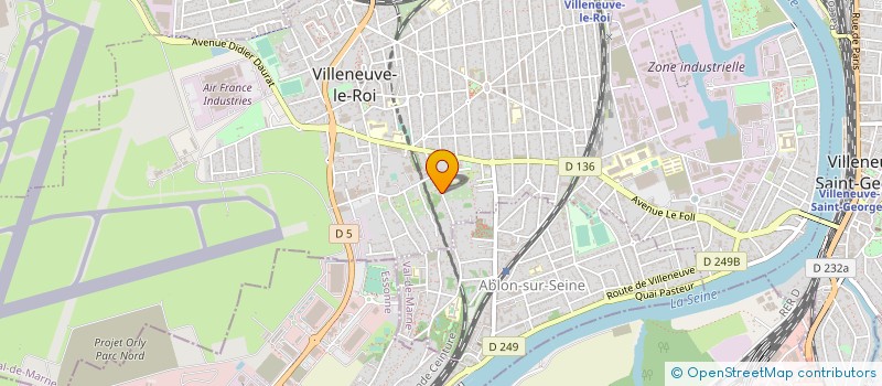 localisation de l'entreprise SCEPA à VILLENEUVE-LE-ROI