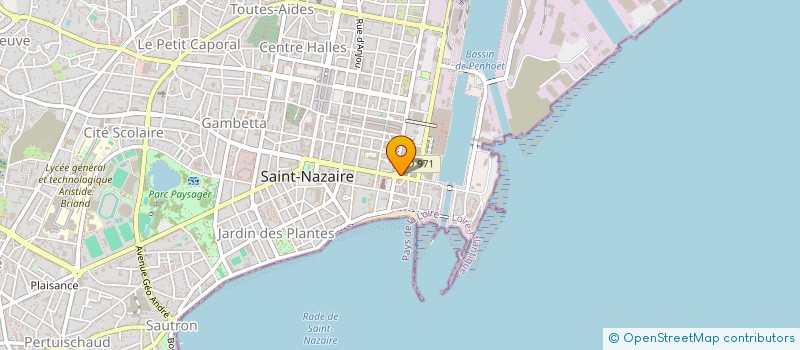 localisation de l'entreprise SCEPI ORTHOPEDIE à SAINT-NAZAIRE