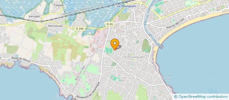 localisation de l'entreprise SCER FEQUIS  LE POULIGUEN