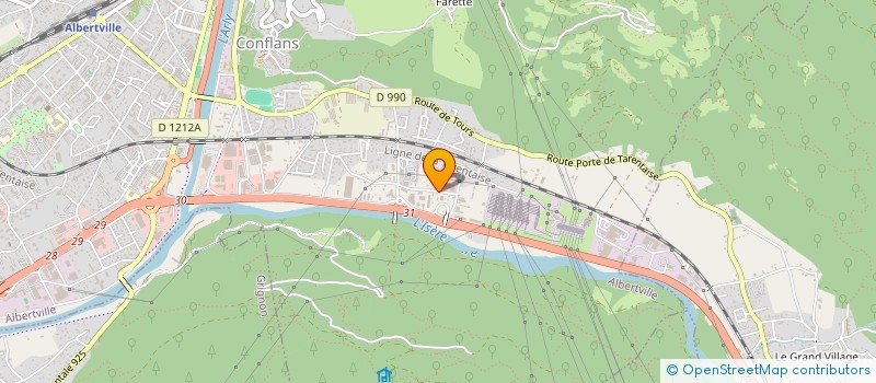 localisation de l'entreprise SCERCL à ALBERTVILLE