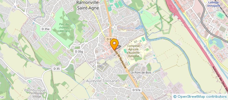 localisation de l'entreprise SCERENIS à TOULOUSE