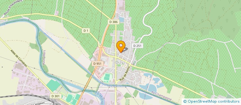 localisation de l'entreprise SCEV ALAIN BERNARD ET FILS  DIZY