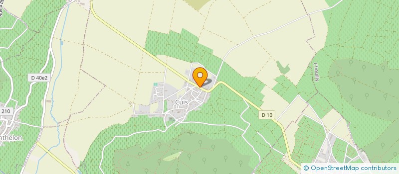 localisation de l'entreprise SCEV BUFFRY  CUIS