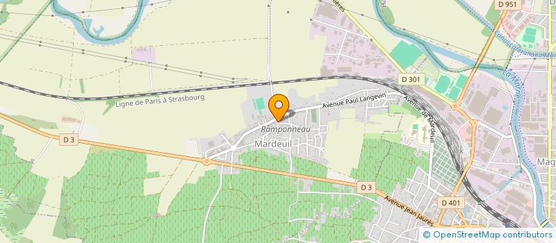 localisation de l'entreprise SCEV CHAMPAGNE ANDRE LENIQUE  MARDEUIL