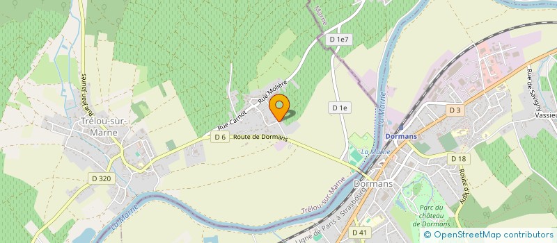 localisation de l'entreprise SCEV CHAMPAGNE BOURLET à TRELOU-SUR-MARNE