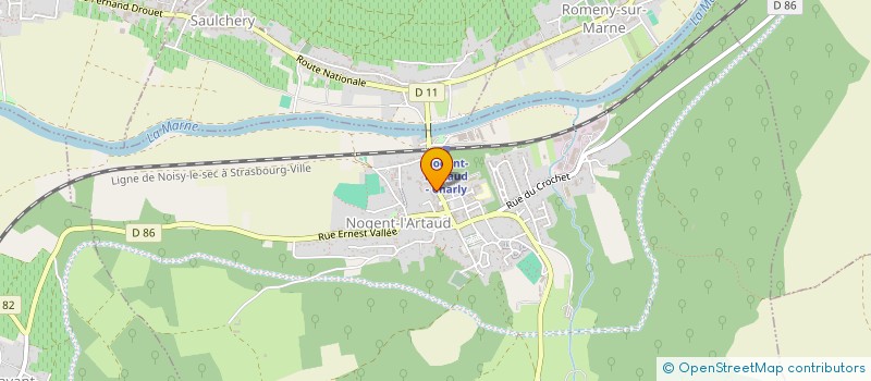 localisation de l'entreprise SCEV CHAMPAGNE BURGUET  CROUTTES-SUR-MARNE