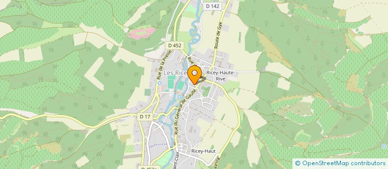 localisation de l'entreprise SCEV CHAMPAGNE COQUET  LES RICEYS