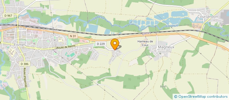 localisation de l'entreprise SCEV CHAMPAGNE GUILPIN  MARFAUX