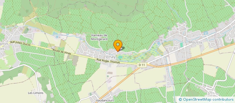 localisation de l'entreprise SCEV CLOSQUINET GAUTIER  VINAY