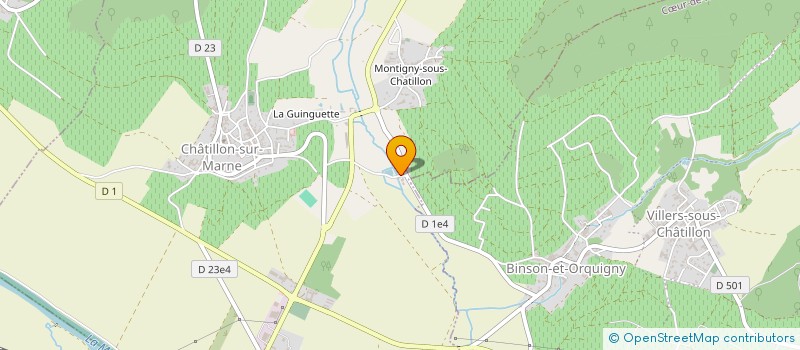 localisation de l'entreprise SCEV COFFINET CLAUDE ET FILLES  CHATILLON-SUR-MARNE