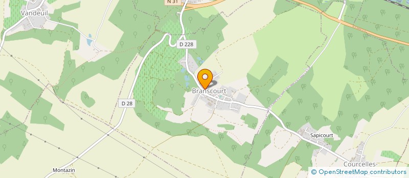 localisation de l'entreprise SCEV CRUTZ  BRANSCOURT