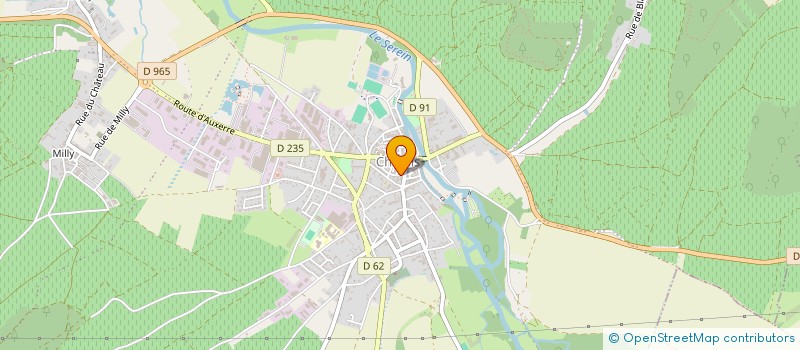 localisation de l'entreprise SCEV DE L'ARCHE  COURGIS