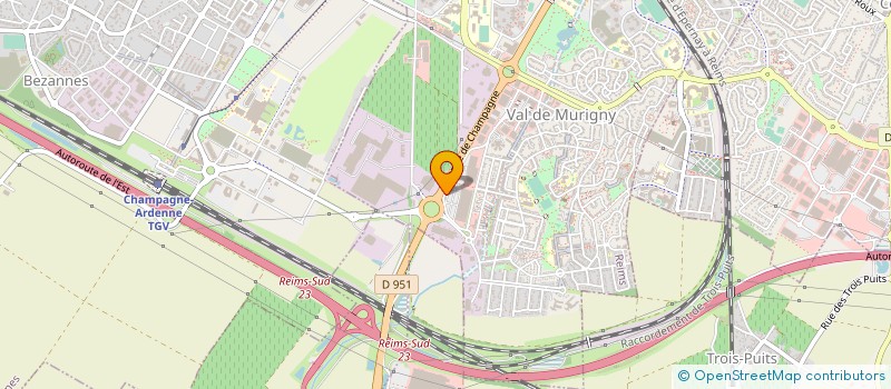 localisation de l'entreprise SCEV DE LA PIERRE VAUDON  REIMS