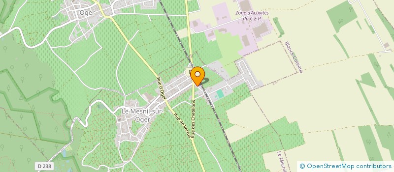 localisation de l'entreprise SCEV DE SAINT JUDE  LE MESNIL-SUR-OGER