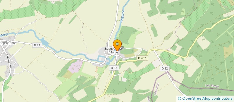 localisation de l'entreprise SCEV DE VAL MATON à BAGNEUX-LA-FOSSE