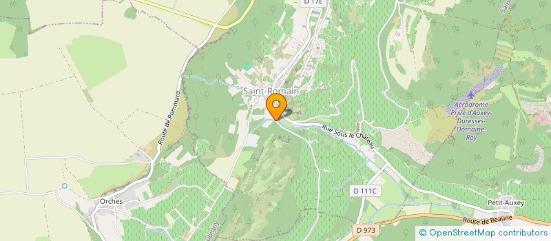 localisation de l'entreprise SCEV DOMAINE BAROLET PERNOT PERE FILS  SAINT-ROMAIN