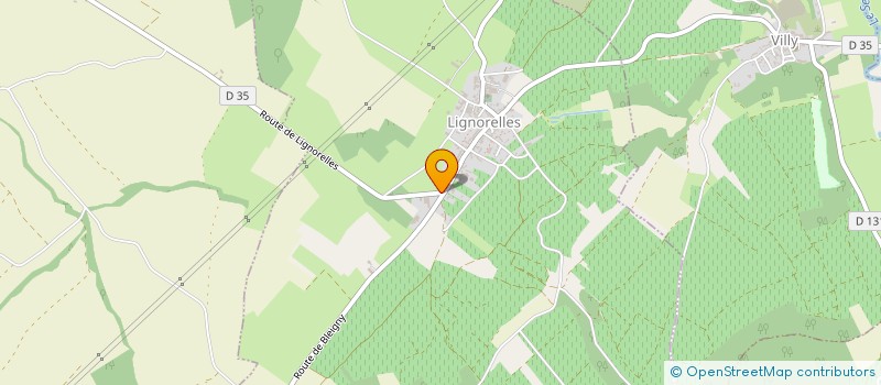 localisation de l'entreprise SCEV DOMAINE COURTAULT MICHELET  LIGNORELLES